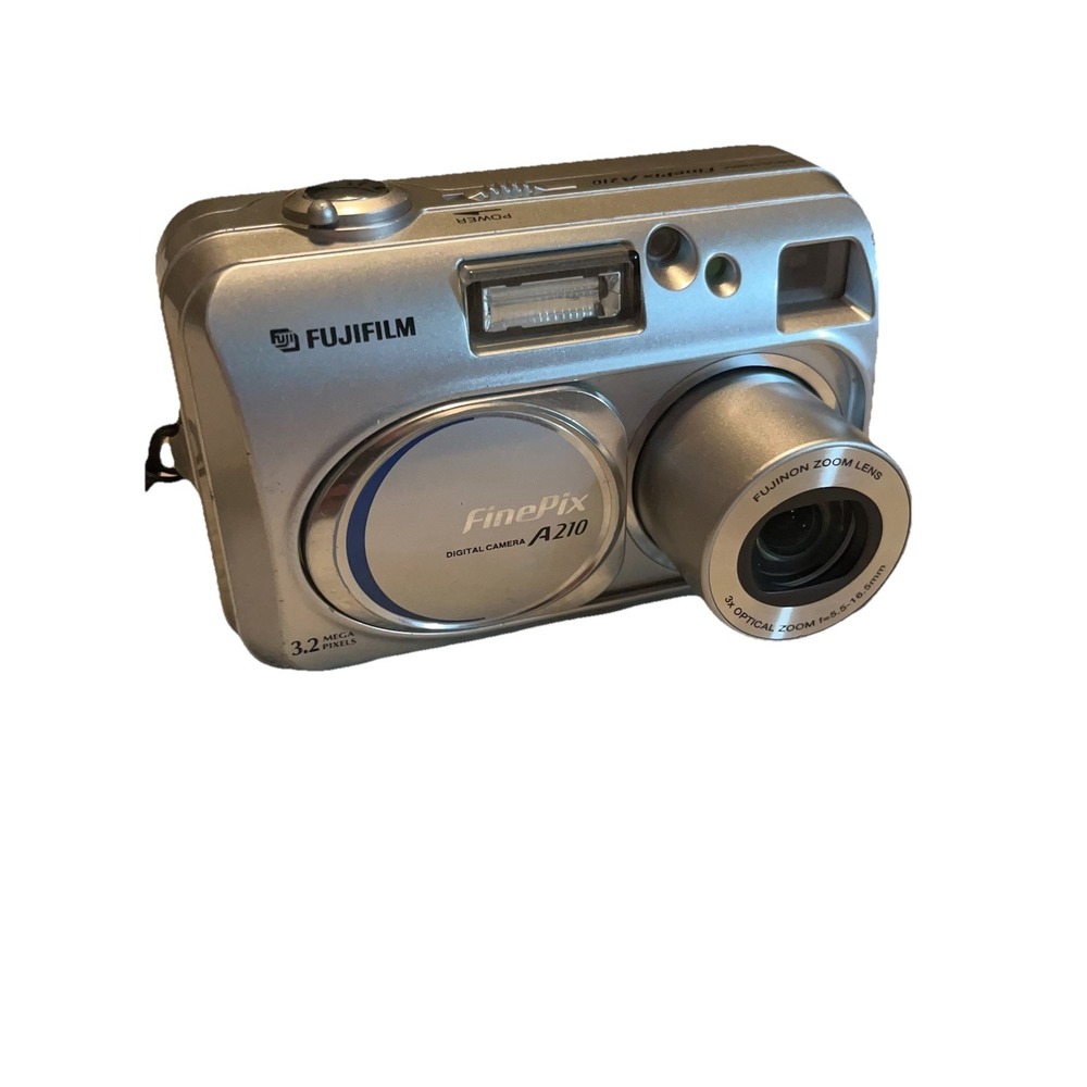 Fujifilm Digital Camera FinePix A210 3.2MP Silver - Tested‎ & Working